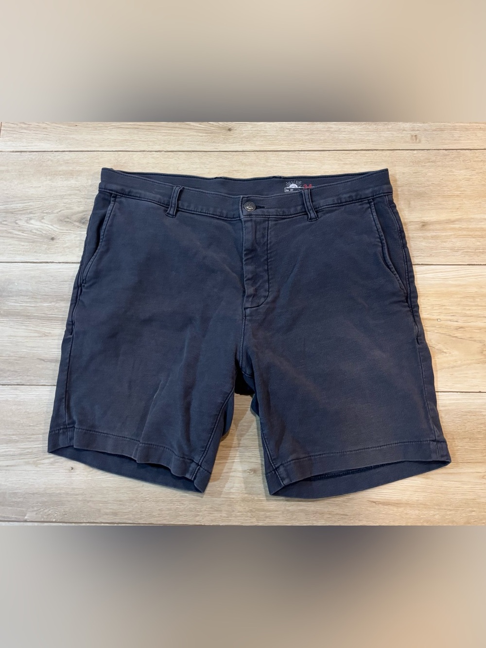 Faherty Stretch Terry Short (7.5" Inseam) Blue navy Men's Size 34